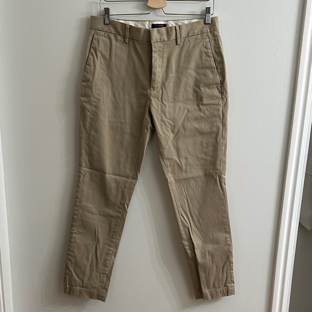Men's Banana Republic Tan Chino Pants